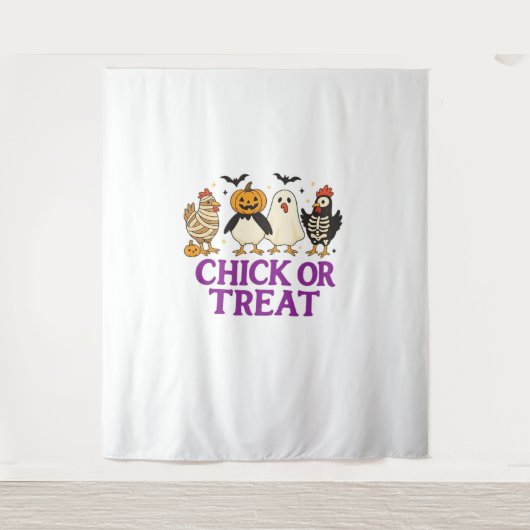 Hallobubu Halloween Schattige & Spooky Witch Cat T Wandkleed (Voorkant)