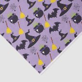 HALLOEEN BROOMS CAULDRONS BATS PETTEN TISSUEPAPIER (Detail)