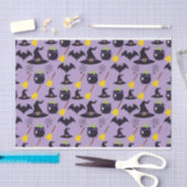 HALLOEEN BROOMS CAULDRONS BATS PETTEN TISSUEPAPIER (Craft)