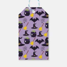 HALLOEEN CAULDRONS BROOMS BATS PETTEN CADEAULABEL
