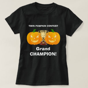 HALLOEEN EEN NIEUWSTE sport TWIN PUMPKIN PRIJS CHA T-shirt