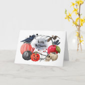 **HALLOEEN EN AUTUMN** WAAROM KAN U MEER VRAGEN? KAART (Gele Bloem)