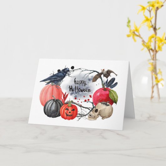 **HALLOEEN EN AUTUMN** WAAROM KAN U MEER VRAGEN? KAART (Gele Bloem)