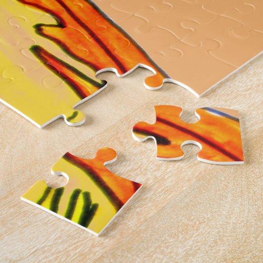 HALLOEEN GEKKE GIRL PUMPKIN LEGPUZZEL (Zijkant)