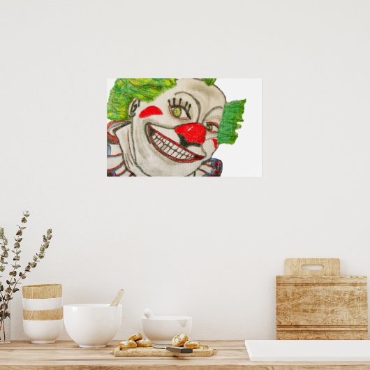 HALLOEEN GESLOTEN PATHOLOGISCH PATTERIJS POSTER (Keuken)