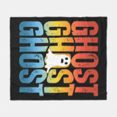 HALLOEEN GHOST GHOST GHOST GHOST FLEECE DEKEN (Voorkant (Horizontaal))