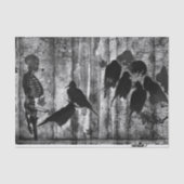 HALLOEEN KROW-weefselpapier Tissuepapier (Voorkant)