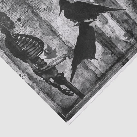 HALLOEEN KROW-weefselpapier Tissuepapier (Detail)