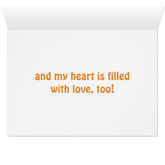 HALLOEEN LOVE KAART = OGEN EN HEART OP "U" (Binenzijde Horizontaal (Onderkant))