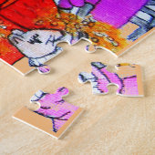 HALLOEEN MICE CLEAN THE PUMPKIN LEGPUZZEL (Zijkant)