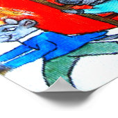 HALLOEEN MICE CLEAN THE PUMPKIN POSTER (Hoek)