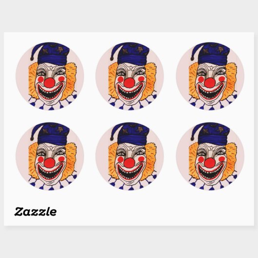 HALLOEEN NACHT SCARY CLOWN sticker (Vel)
