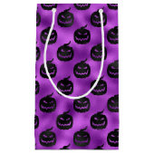 HALLOEEN PAARS MET ZWARTE PUMPKINS KLEIN CADEAUZAKJE (Voorkant)