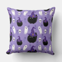 HALLOEEN PAARS MET ZWARTE VANGSTEN EN WITTE GHOSTS KUSSEN