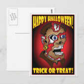 HALLOEEN TRICK OR TREAT KAARTEN -2 (Voorkant / Achterkant)