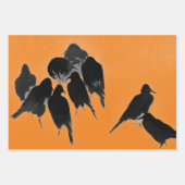 HALLOEEN VAN DE DRUKpapiervelset 3 Inpakpapier Vel (Voorkant 3)