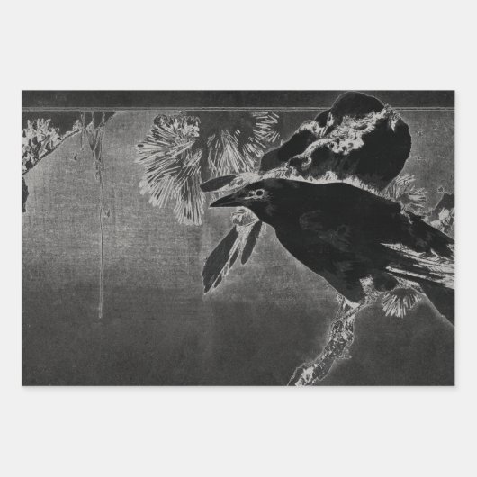 HALLOEEN VAN DE DRUKpapiervelset 3 Inpakpapier Vel (Voorkant)