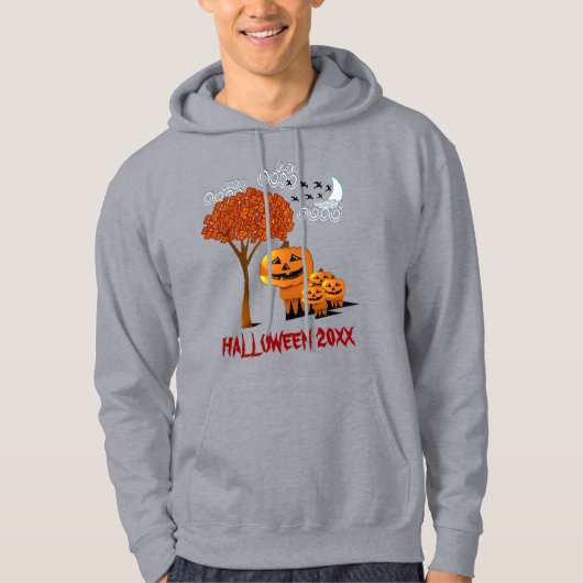 HALLOEEN verandering in het lopende jaar Hoodie (Voorkant)