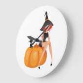 HALLOEEN WITCH GROTE KLOK (Hoek)