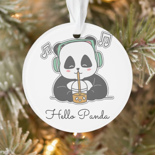 #HalloPandaAcrylicSieraad Ornament (Boom)