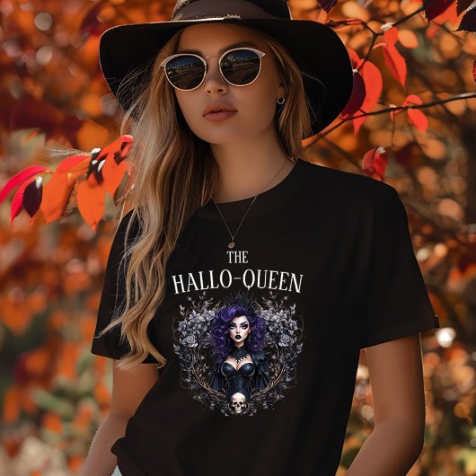 Halloqueen Halloween  Tri-Blend Shirt
