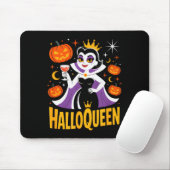 Halloqueen Retro Vamre Queen Halloween Pumpkins Ba Muismat (Met muis)