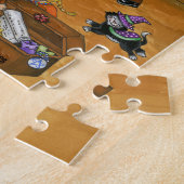 HalloScream Party Halloween Puzzle Legpuzzel (Zijkant)