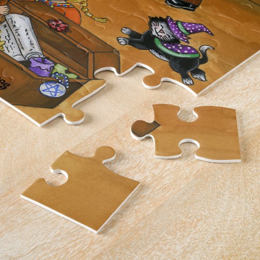 HalloScream Party Halloween Puzzle Legpuzzel (Zijkant)