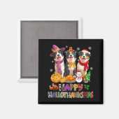 Hallothanksmas Border Collie hond Halloween Magneet (Voorkant / Achterkant)