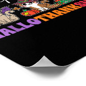 Hallothanksmas Cats _ Uni-adults, Uni-kids, Black, Poster (Hoek)