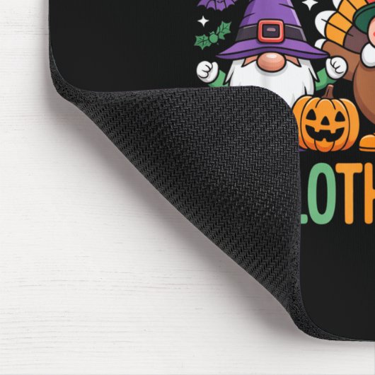 Hallothanksmas Dental Istant Funny Tooth Christmas Muismat (Hoek)