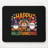 Hallothanksmas Dental Istant Funny Tooth Christmas Muismat (Voorkant)