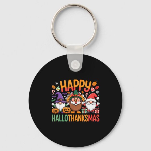 Hallothanksmas Dental Istant Funny Tooth Christmas Sleutelhanger (Voorkant)