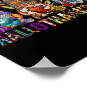 Hallothanksmas Gnomes Halloween Thanksgiving Merry Poster (Hoek)