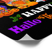 Hallothanksmas Gnomes Halloween Thanksgiving Merry Poster (Hoek)