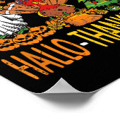 Hallothanksmas Halloween Thanksgiving Kerstmis Poster (Hoek)