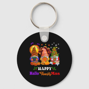 Hallothanksmas Kabouters Halloween Dankdag Prettig Sleutelhanger