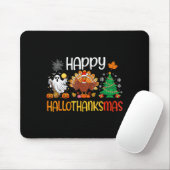 Hallothanksmas Shirt Funny Halloween Thanksgiving  Muismat (Met muis)