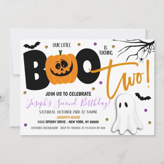 Hallow Birthday Invitation Kaart (Voorkant)