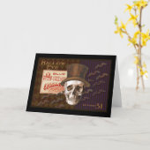 Hallow Eve Halloween Kaart (Gele Bloem)