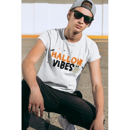 Hallow Vibes Schattige Halloween T-shirt