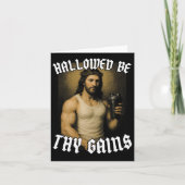 Hallowable be Thy Gains Kaart (Voorkant)