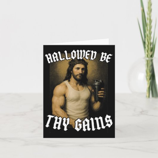 Hallowable be Thy Gains Kaart (Voorkant)