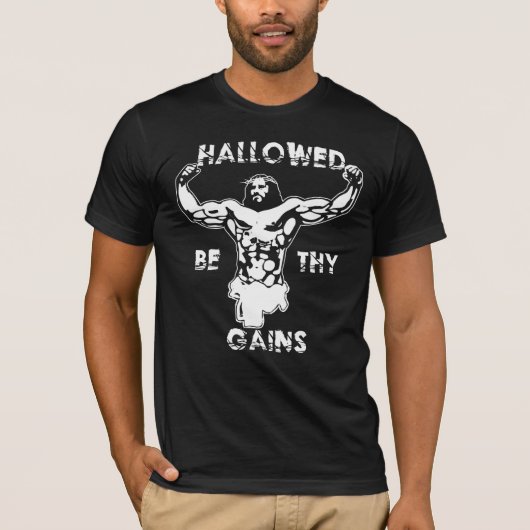 Hallowable be Thy Gains T-shirt (Voorkant)