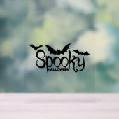 Halloweed Funny Hippie Pumpkin Halloween Acryl Bord (Neutraal)