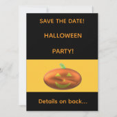 HALLOWEEËN FEESTJE Bewaar de datum Save The Date (Voorkant)