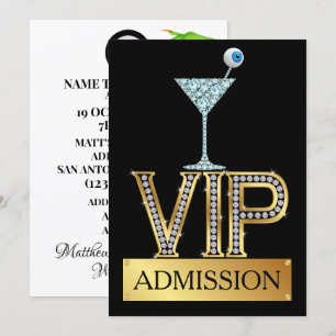 HALLOWEEEN VIP Toegangsuitnodiging Kaart