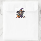 Halloween 02 vierkante sticker (Tas)