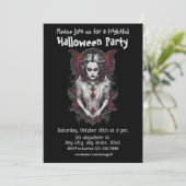 Halloween, 13 vampier, angstaanjagend, eng, kaart (Staand voorkant)