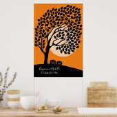 Halloween - 150 Signature Guest Book Alternative Poster (Keuken)